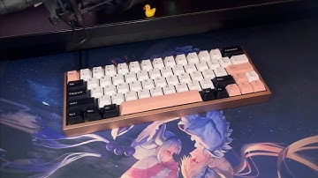 Tofu60 | Cherry MX Black Hyperglides sound test