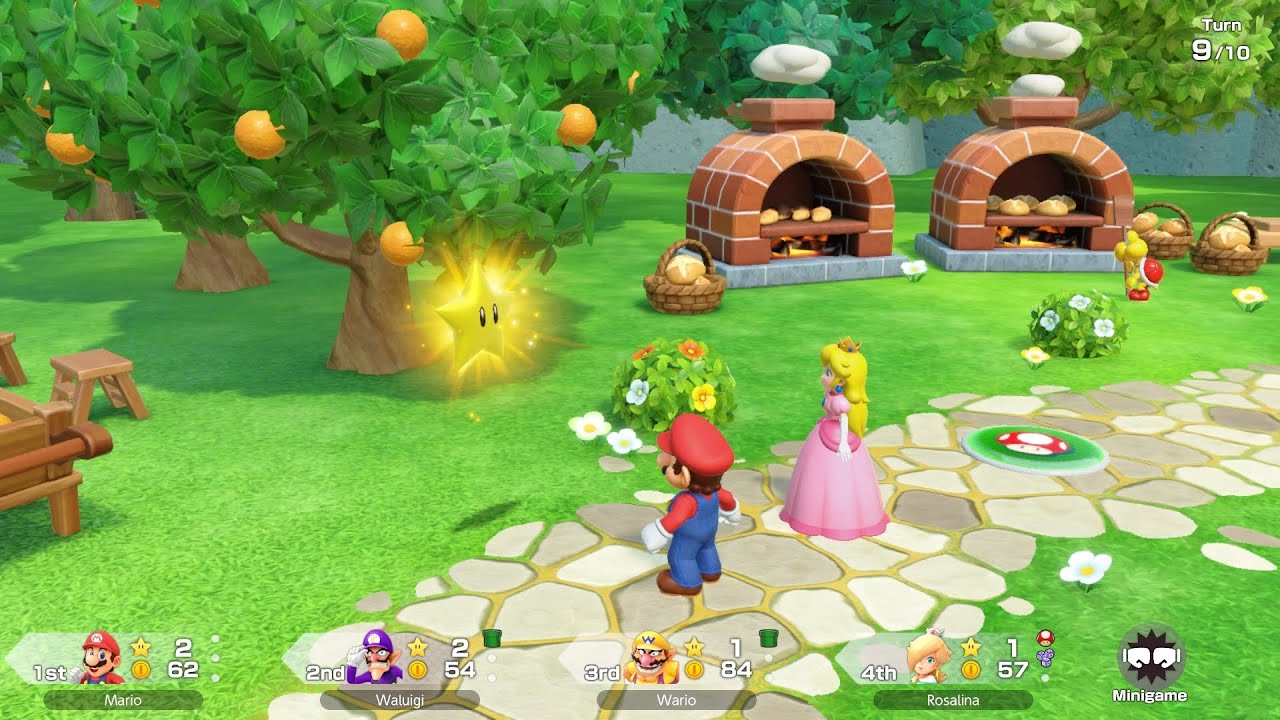 Super Mario Party Jamboree #15 Mega Wiggler's Tree Party Mario vs Rosalina vs Wario vs Waluigi