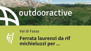 Ferrata laurenzi da rif michieluzzi per rifugio tires