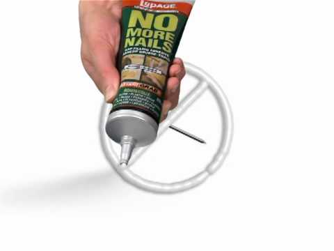 Lepage No More Nails All Purpose Instant Grab Construction Adhesive Youtube