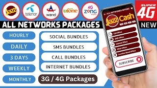 Jazz Ufone Telenor Zong All Networks Packages List | SMS Call Data Hybird Packages List in App screenshot 2