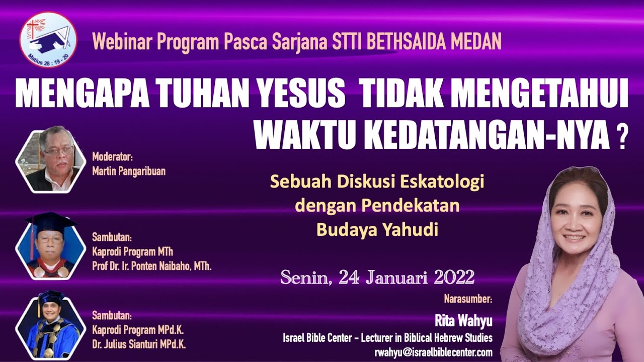 YESUS TIDAK TAHU KIAMAT (STTI Bethsaida Medan)