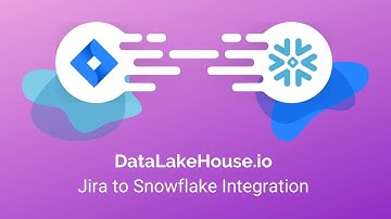 DataLakeHouse.io - JIRA to Snowflake Integration