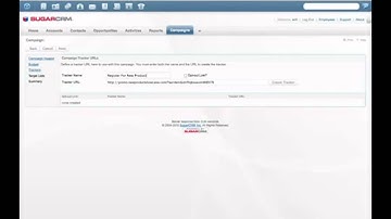 SugarCRM 6 Marketing Automation
