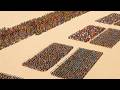 Total War Rome 2 | 3,600 Celtic Slingers Vs 4,800 Kushite Slave Spearman