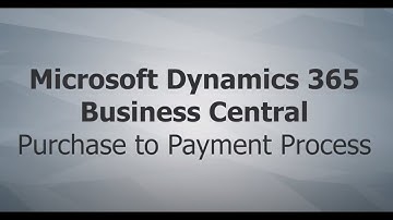 Purchase to Payment Process in Business Central