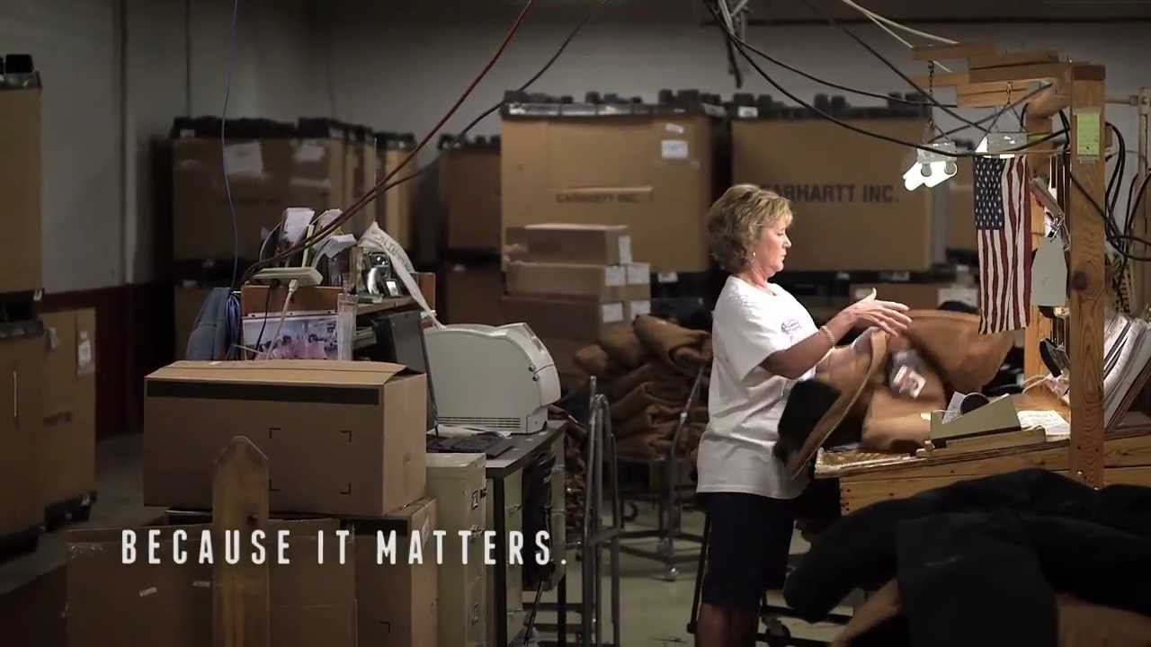 Made by Hand: Carhartt Made in USA - YouTube