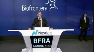 Biofrontera AG: Nasdaq Stock Market Bell Ceremony