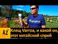 Убить клеща #варроа и не убиться самому: тест китайского спрея