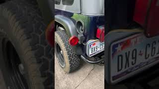 Flat tow Jeep Wrangler TJ behind a truck