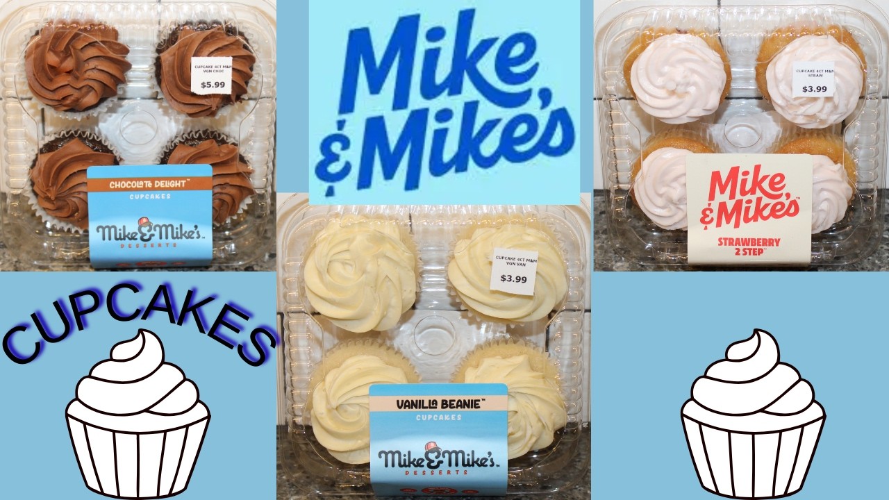 Mike & Mike’s Desserts Cupcakes: Chocolate Delight, Vanilla Beanie & Strawberry 2 Step Review
