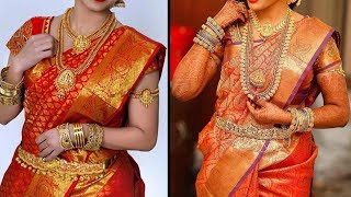 Wedding Saree Collection 2019 | Kanchipuram Sarees | Kanjivaram Silk | Kanchi Pattu Sarees screenshot 4