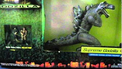 Godzilla 1998 Figure Supreme Devours Human Action Figures Product Review