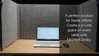 Product video EASYfelt Desky | EASY Noise Control