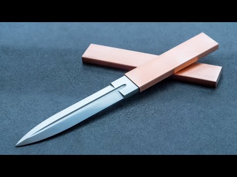 Knife Making - Copper Sheath Dagger