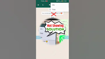 Not Showing Edit WhatsApp Message |WhatsApp Edit Message Not Showing.WhatsApp Edit Message Features