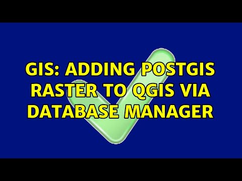 GIS: Adding PostGIS