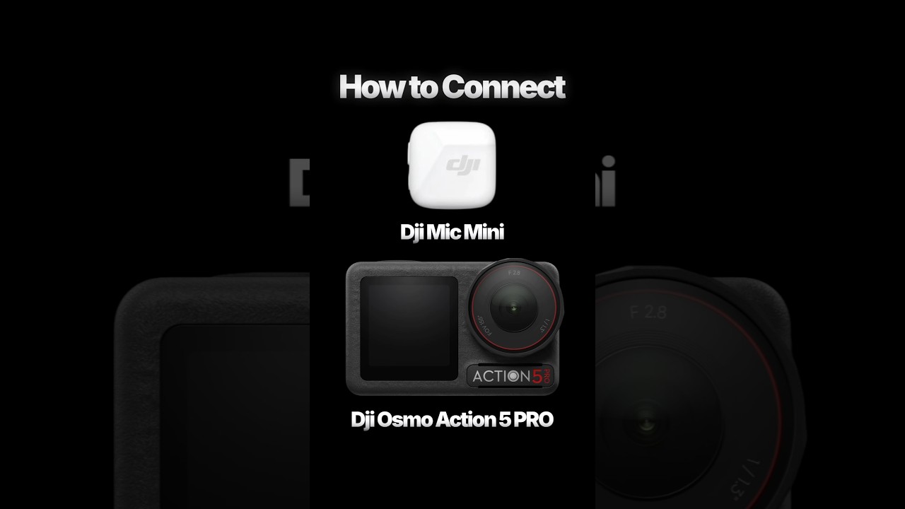 DJI Mic Mini + Osmo Action 5 Pro Setup in 35 Seconds! 