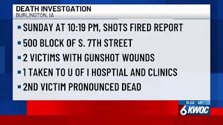 Police: 1 person dead, 1 injured in Burlington shooting