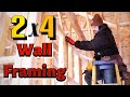 2x4 Wall Framing - Double Plating And Drywall Nailer Installation