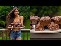 BEST RAW VEGAN FUDGE BROWNIE RECIPE 🍫 Easy No-Bake, Healthy, Dairy-free, Sweet Chocolate Dessert ✨