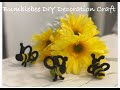 How to make a bumblebee out of pipe cleaners Bumblebee DIY Craft