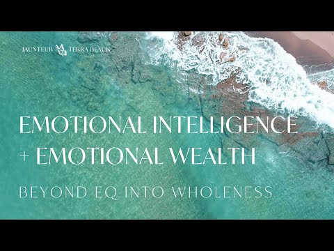 EMOTIONAL INTELLIGENCE + EMOTIONAL WEALTH | BEYOND EQ INTO WHOLENESS | JAUNTEUR - TERRA BLACK