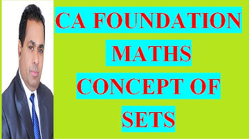 CA FOUNDATION COURSE  BUSINESS MATH SETS CLASS 3  BY H L GUPTA