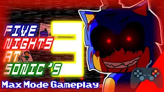 Five Night's At Sonic's 3 V2.0 DevBuild BETA | Beating All Max Mode Again | Gameplay