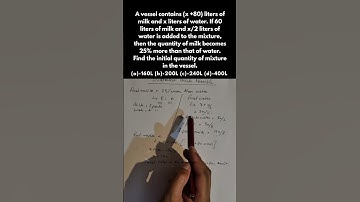 Mixture and Alligation question with solution#sbipo #ibpspo #quant #bankingexams #education #tricks