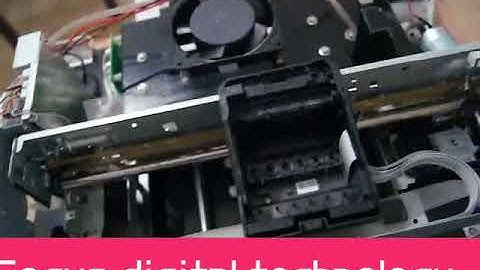 How to remove L800 print head from A4 size uv printer