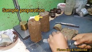 Soil Pocket penetrometer Test by UDS Soil sample