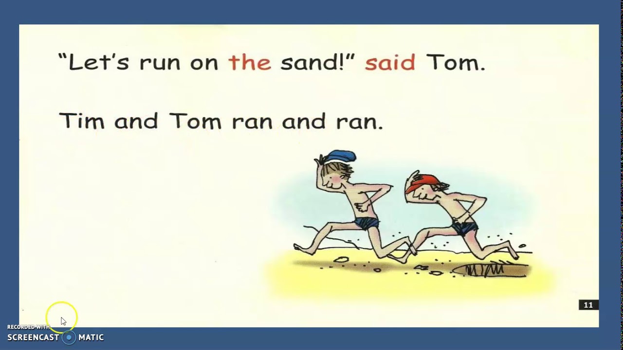 Jump in reading Tim and Tom - YouTube
