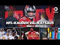 Nflkauden vlikatsaus  mestarisuosikit tom bradyn buccaneers ja suurimmat yllttjt