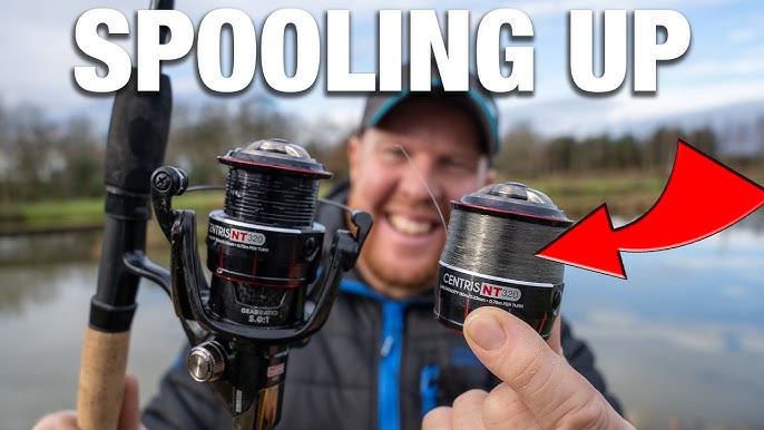 How to put fishing line on a non level wind fishing reel 