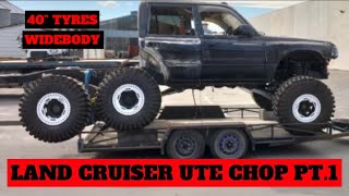 Is this the tidiest ute chop ever? 6x6 land cruiser dual cab done right, part 1