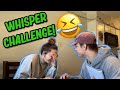 COUPLES WHISPER CHALLENGE! *HILARIOUS*