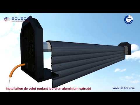 Accessoires Isolbox: installation volet roulant lourd (extrudé)