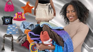 EVERYTHING I CROCHETED in 2023! RANKING from worst to best & trying it ALL on