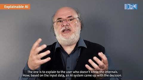 Why do we need an explainable AI?