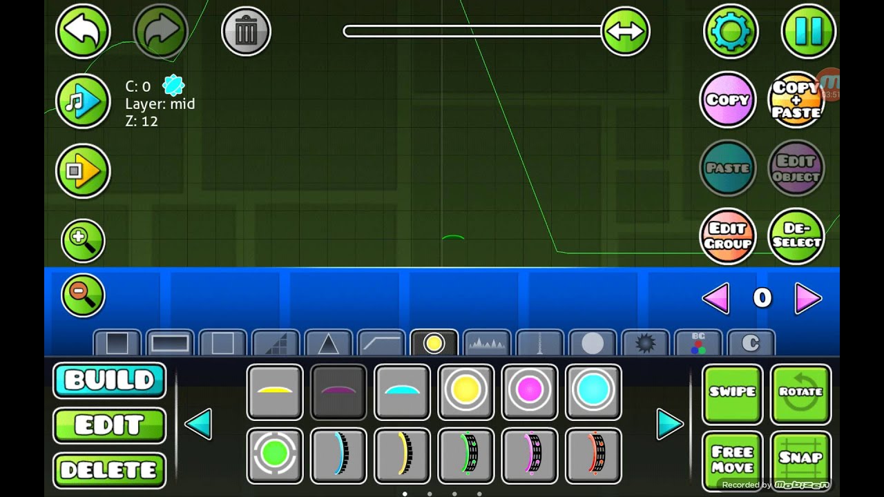 Geometry dash stars! - YouTube