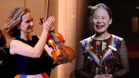 Hilary Hahn plays for Midori • Bernstein’s Serenade - III. Eryximachus