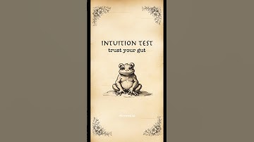 Intuition test 🧠 trust your gut #psychology #intuitiontest #challenge
