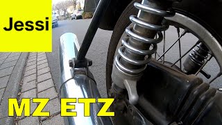 Für Sound Liebhaber - Altes Ddr Motorrad Mz Etz