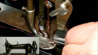 Shows how to use 4 different binding attachments; 1 from a Singer puzzle-box set using an 1891 Singer fiddle-base VS2 machine, 1 