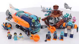 LEGO City Deep Sea Explorer review! 🦈 Large main build, decent terrain build, big shark!