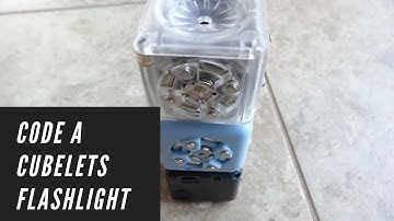 Cubelets Blockly Code a Flashlight
