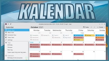 Kalendar: A New KDE ... Calendar App! And More