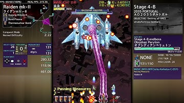 Xeno Fighters R, Seibu Kaihatsu/MOSS music pack on Stage 4-B: Portugal showcase.