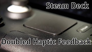 Steam Deck Doubled Haptic Feedback Issue